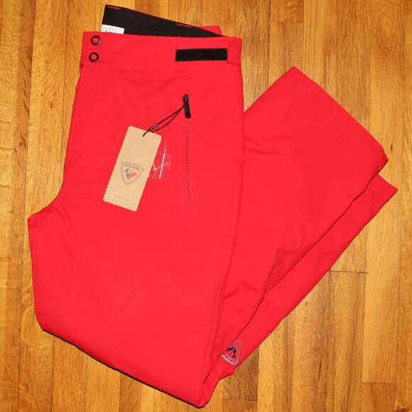 Rossignol Siz Insulated Ski Pants Mens XL Red Waterproof - Picture 1 of 8
